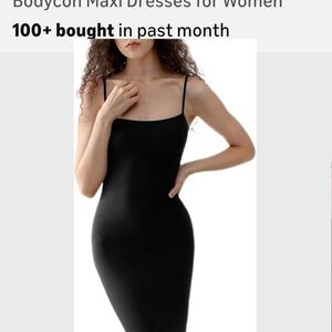 PUMIEY                           Elegant Black Backless Dress